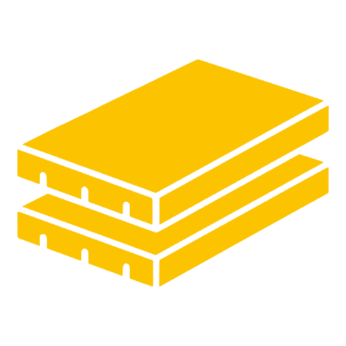 Precast concrete slabs and precast floor slabs