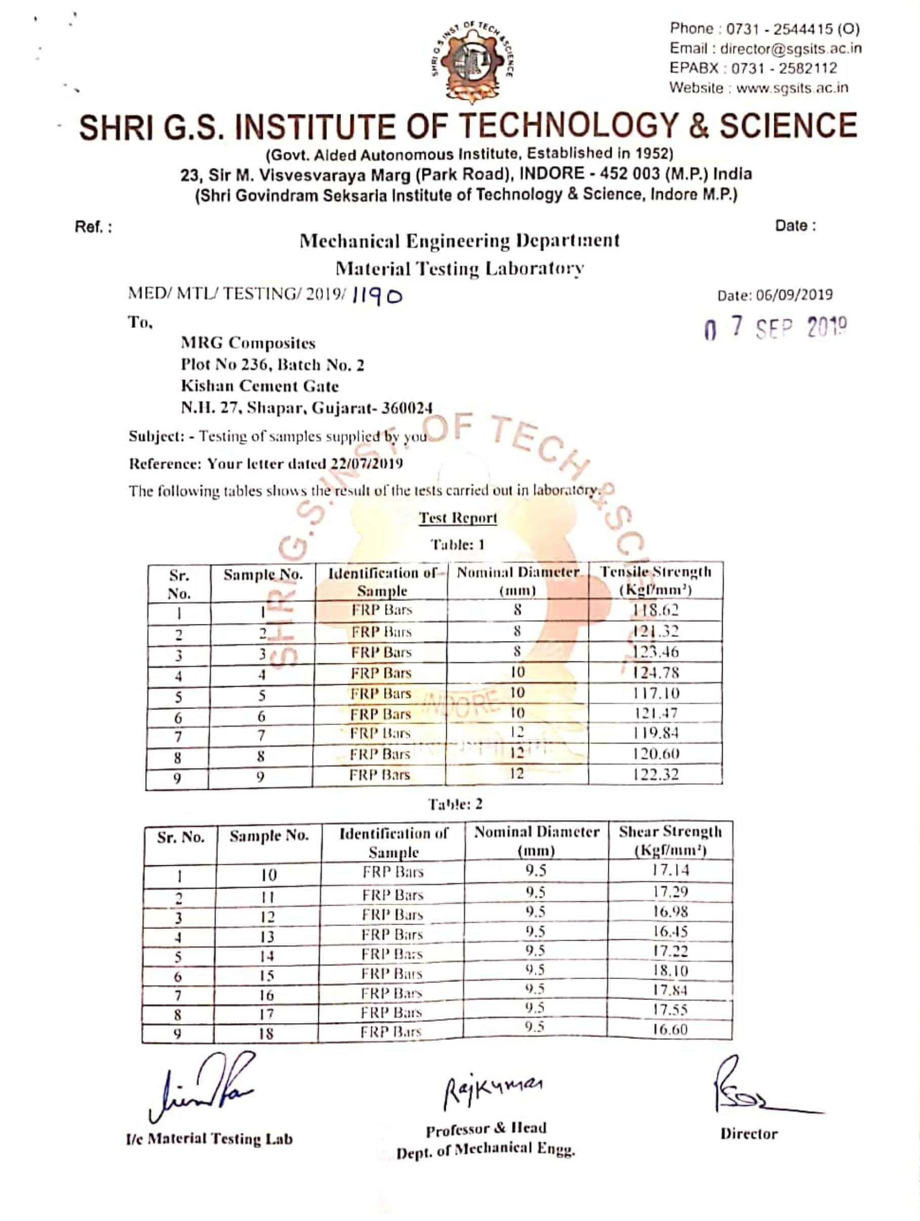 SHRI G.S. INSTITUTE OF TECHNOLOGY & SCIENCE