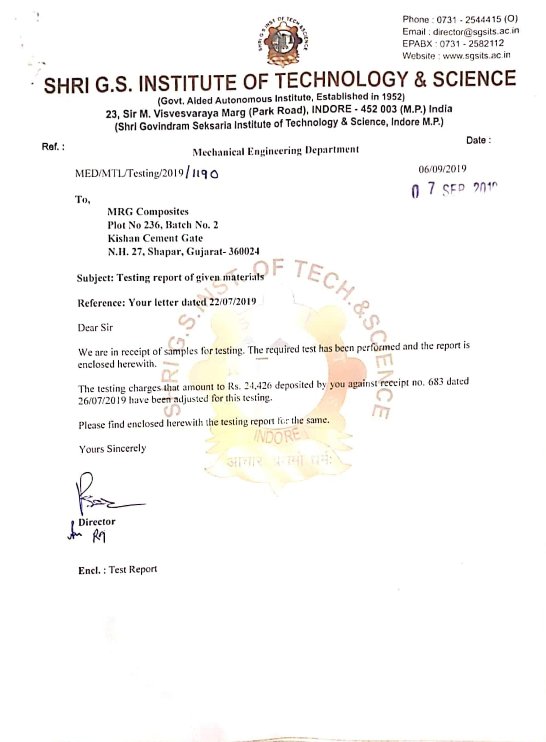 SHRI G.S. INSTITUTE OF TECHNOLOGY & SCIENCE